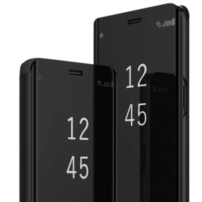 Калъф тефтер огледален CLEAR VIEW за Samsung Galaxy S22 Ultra 5G S908B черен 